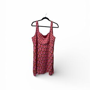 💗 DVF for Target Pink Geo Shift Mini Dress — NWOT 💗